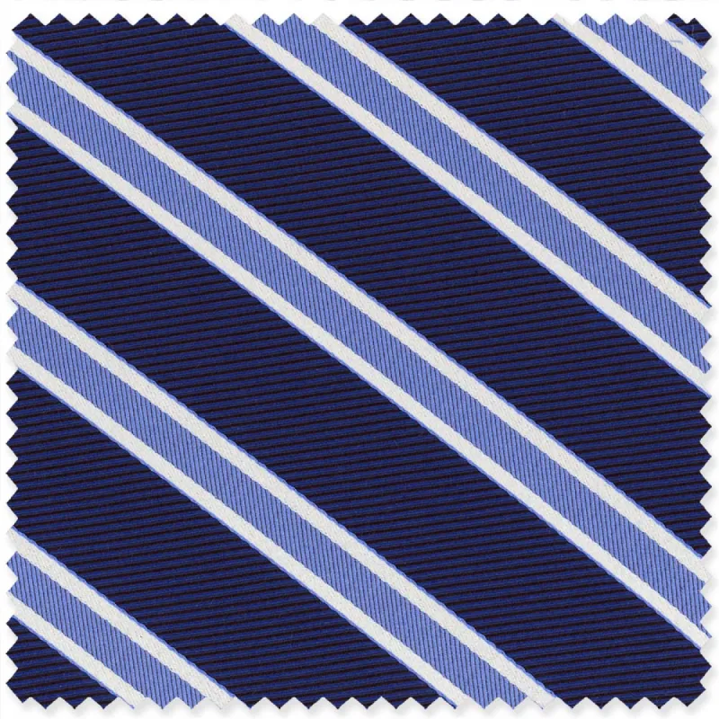 Navy Regimental Stripe sold by Gitman Brothers