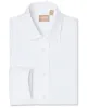 Medium Spread Pinpoint French Cuff White sold by Gitman Brothers