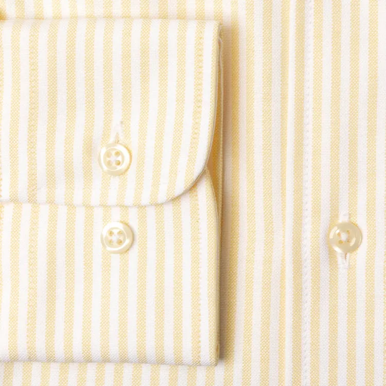 Yellow Stripe Spring Oxford sold by Gitman Brothers product image thumbnail 4