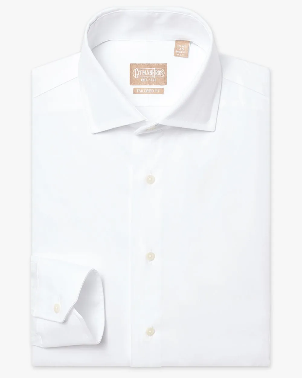 100's White Pinpoint MX2 Shirt sold by Gitman Brothers product image thumbnail 2