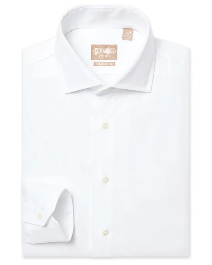 100's White Pinpoint MX2 Shirt sold by Gitman Brothers