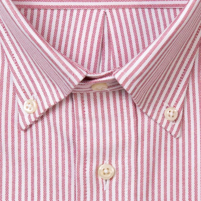 Red Stripe Oxford sold by Gitman Brothers product image thumbnail 3