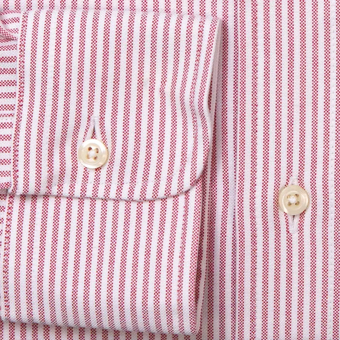 Red Stripe Oxford sold by Gitman Brothers product image thumbnail 4