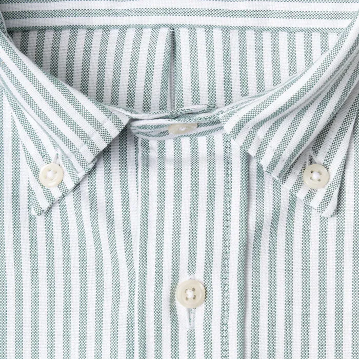 Green Stripe Oxford sold by Gitman Brothers product image thumbnail 3
