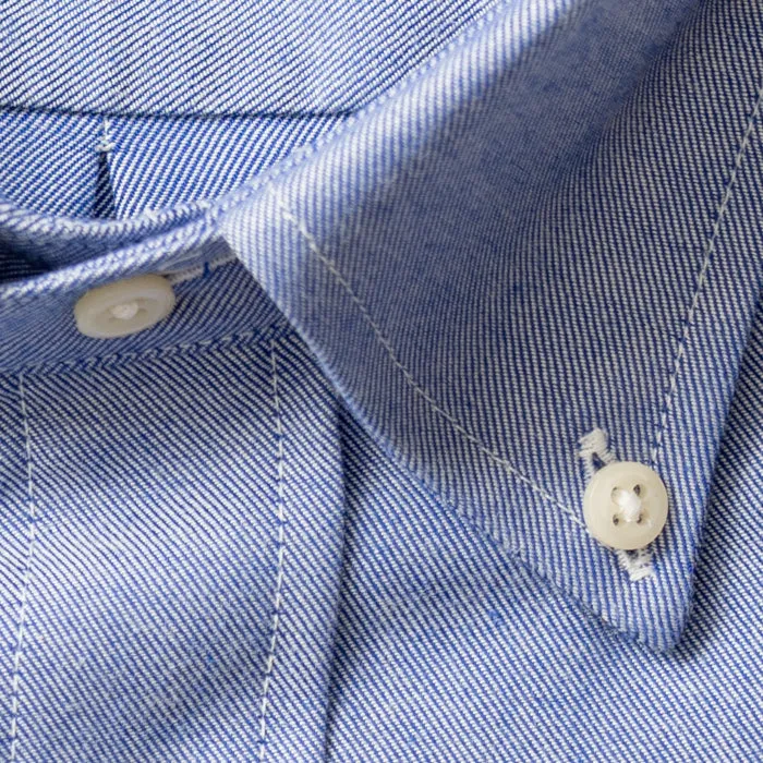 Blue Brushed Twill sold by Gitman Brothers product image thumbnail 5