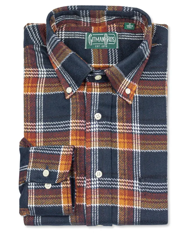 Navy Brushed Triple Yarn sold by Gitman Brothers