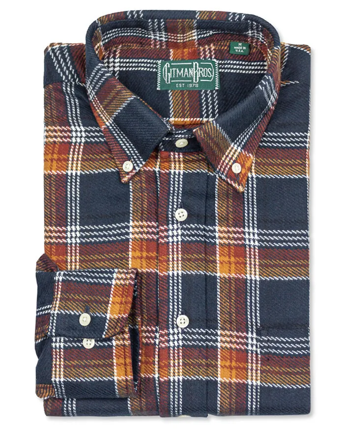 Navy Brushed Triple Yarn sold by Gitman Brothers