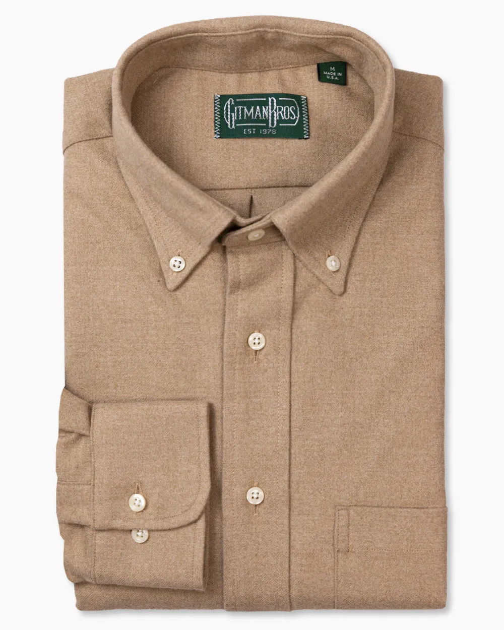 Tan Blanket Flannel sold by Gitman Brothers product image thumbnail 2