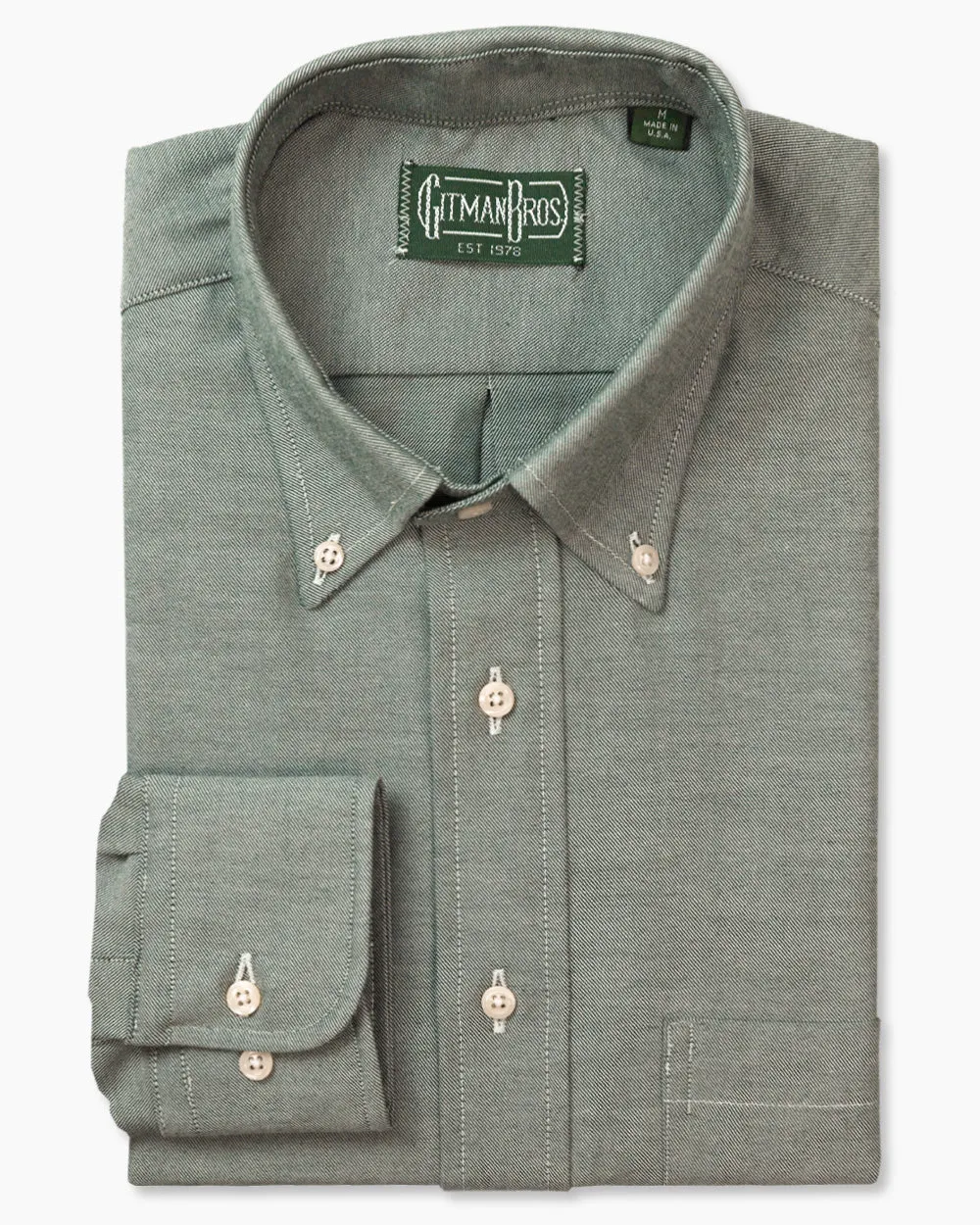 Sage Brushed Twill sold by Gitman Brothers product image thumbnail 2