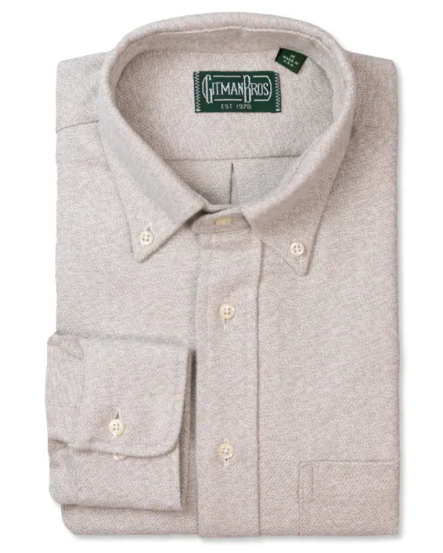 Ivory Cotton Tweed sold by Gitman Brothers
