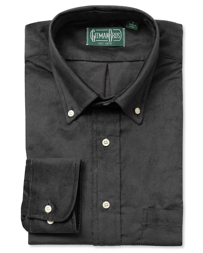 Grey Italian Corduroy sold by Gitman Brothers