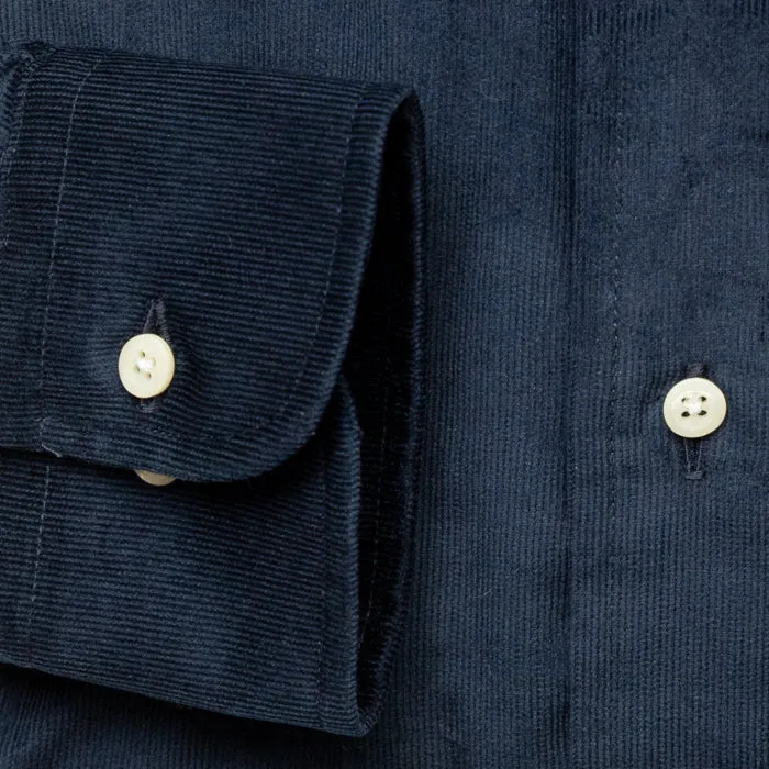 Navy Italian Corduroy sold by Gitman Brothers product image thumbnail 4