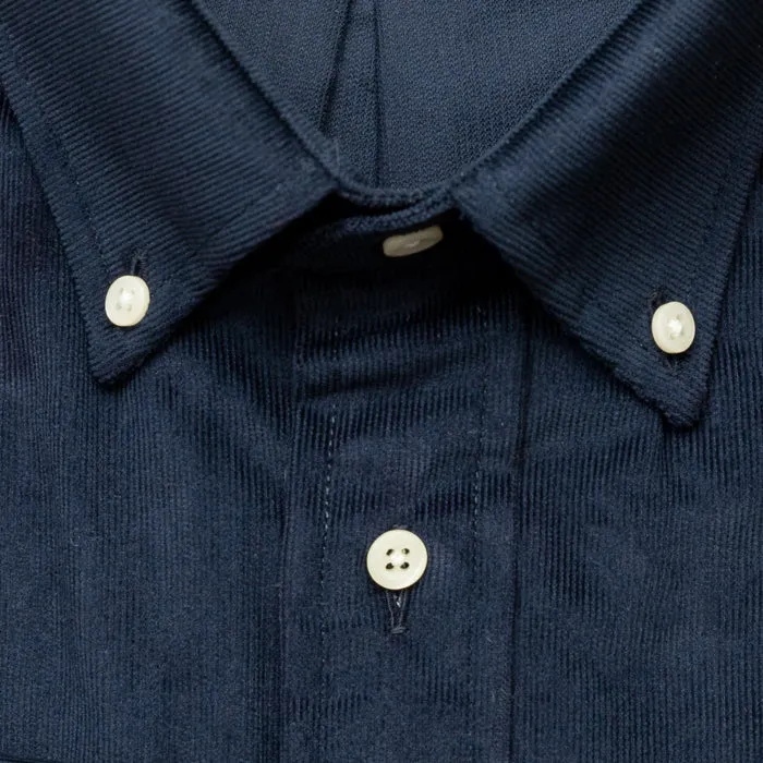 Navy Italian Corduroy sold by Gitman Brothers product image thumbnail 3