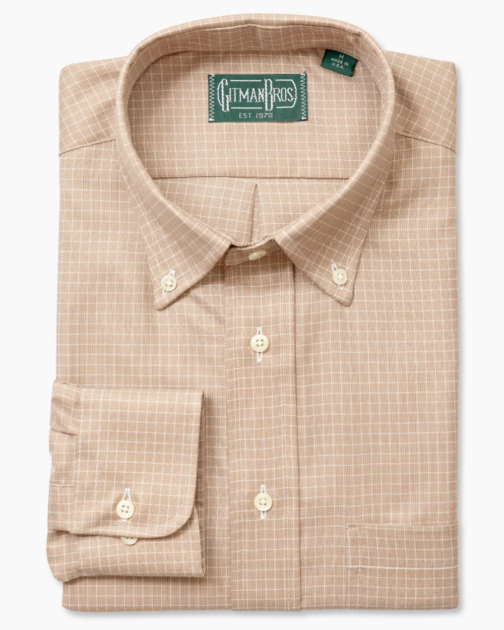 Tan Graph Check sold by Gitman Brothers product image thumbnail 2