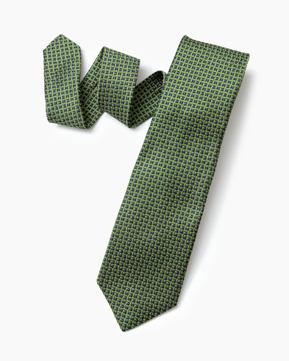 Green Woven Basketweave sold by Gitman Brothers product image thumbnail 2