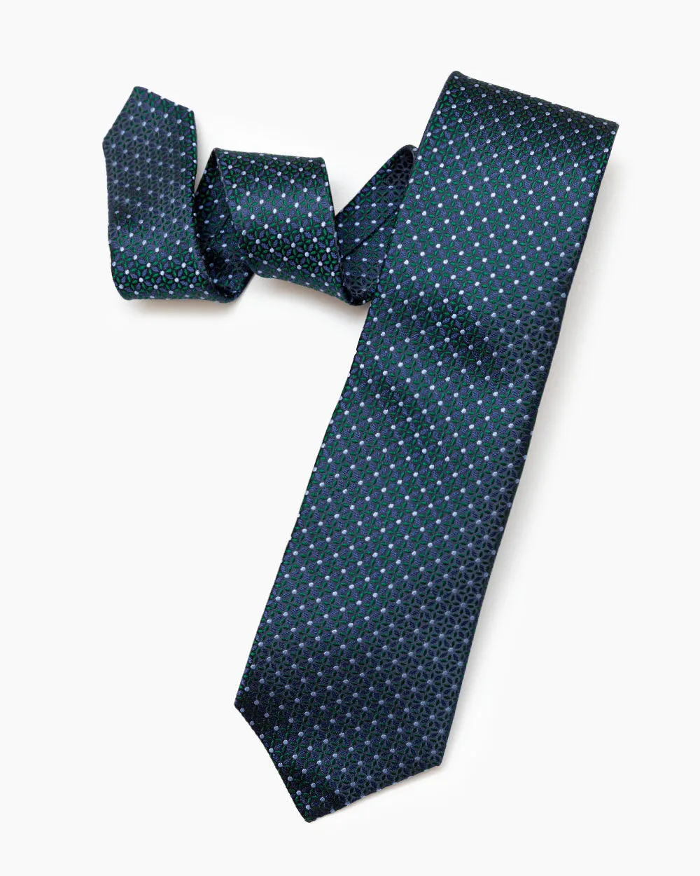 Green Woven Foulard sold by Gitman Brothers product image thumbnail 2