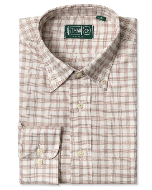 Fine Brown Check sold by Gitman Brothers