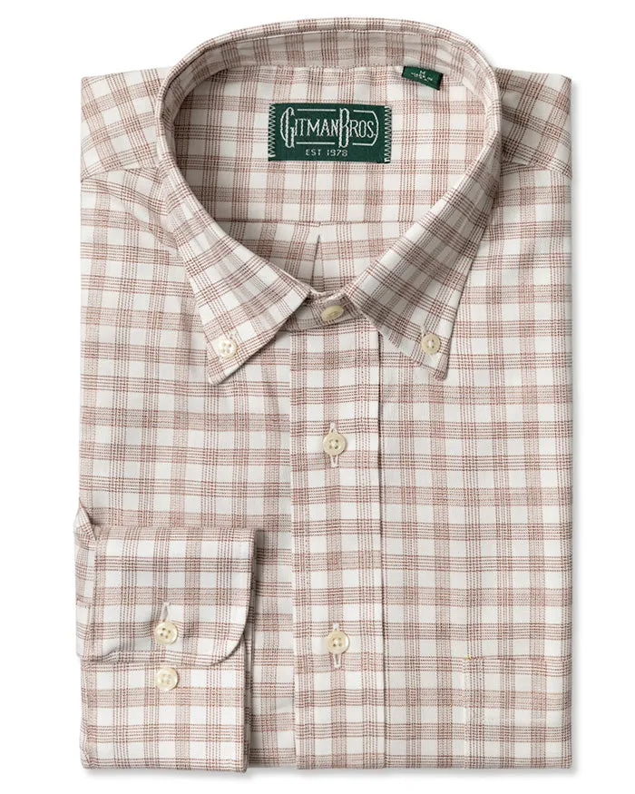 Fine Brown Check sold by Gitman Brothers