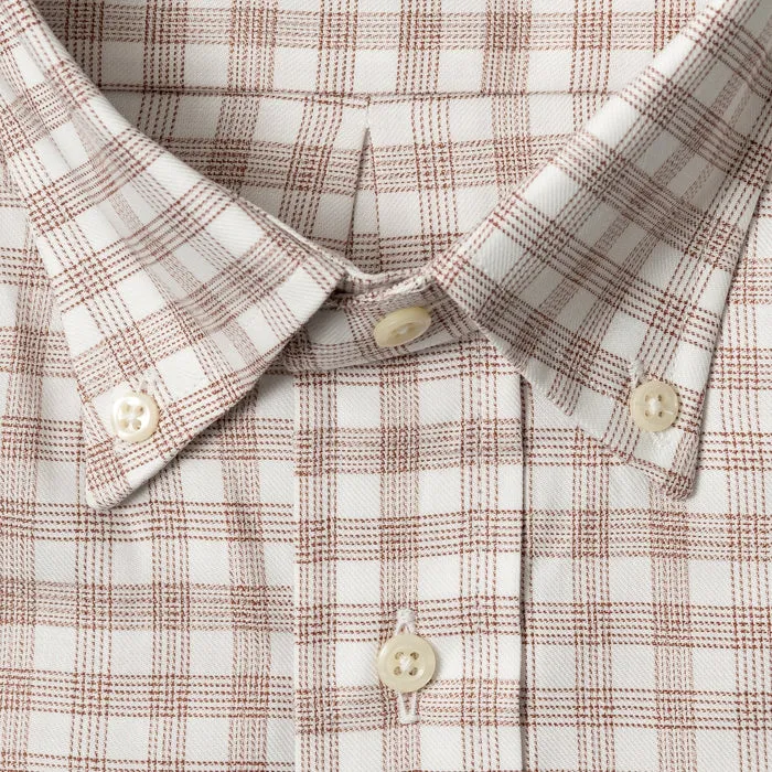 Fine Brown Check sold by Gitman Brothers product image thumbnail 3