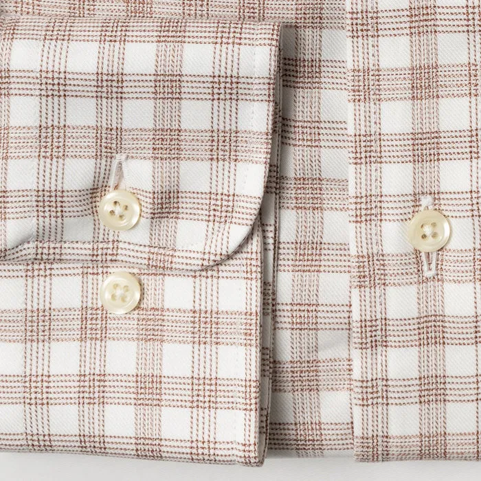 Fine Brown Check sold by Gitman Brothers product image thumbnail 4