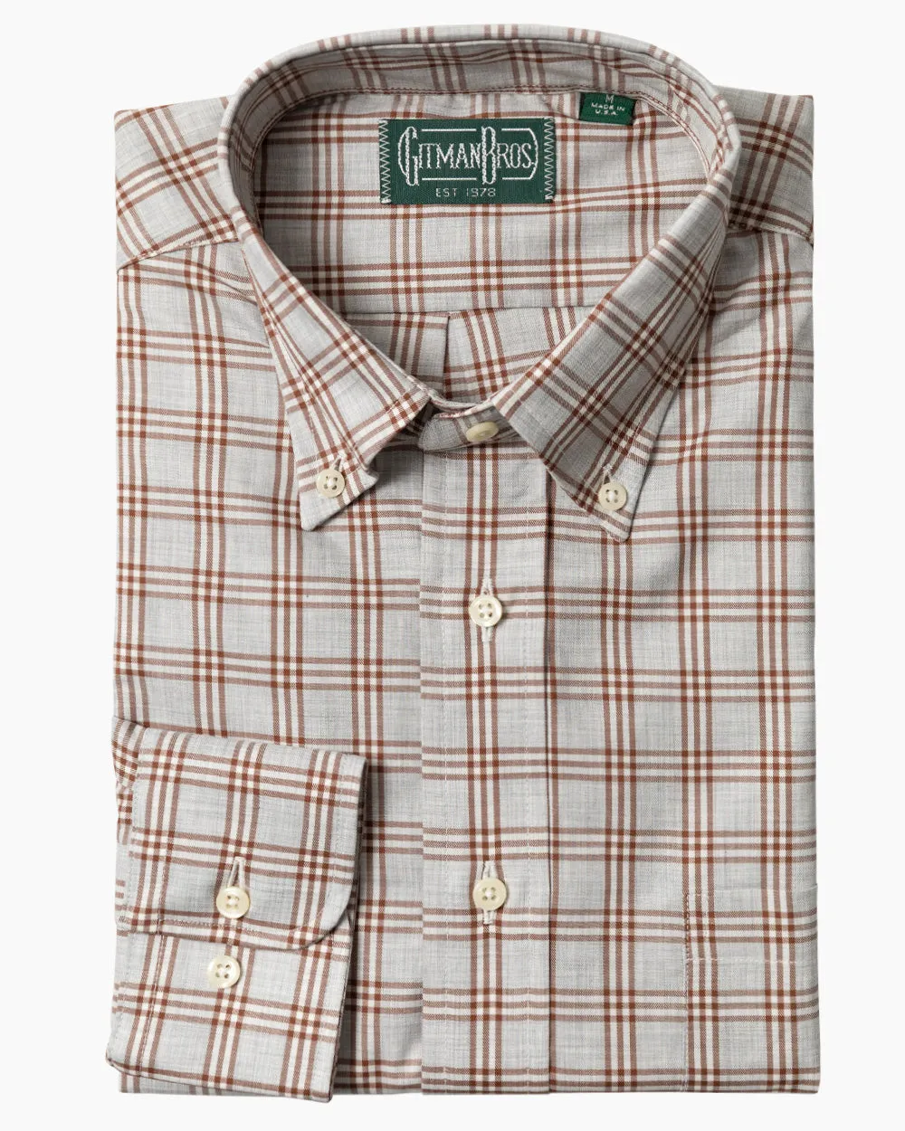 Bold Brown Check sold by Gitman Brothers product image thumbnail 2