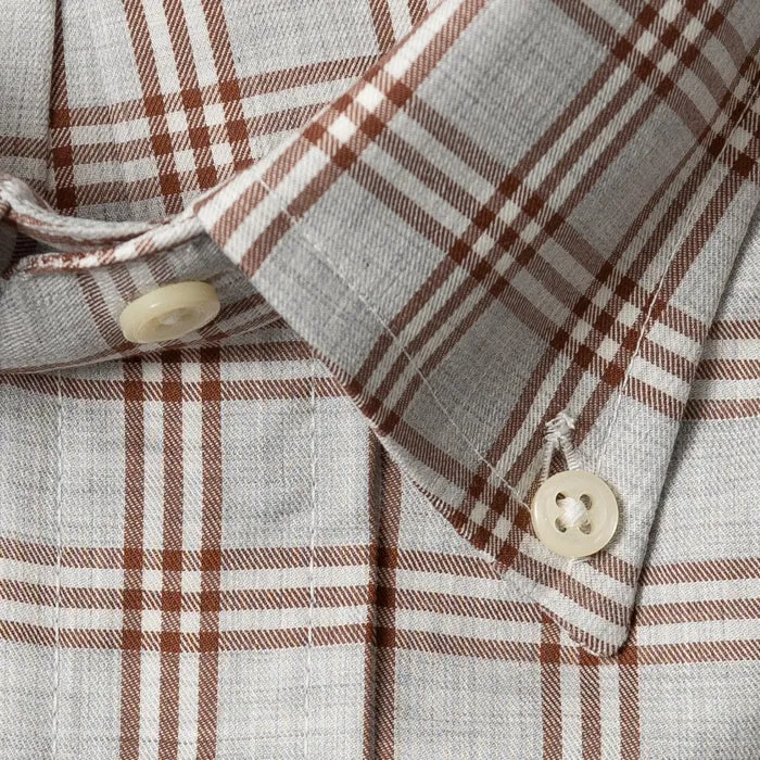 Bold Brown Check sold by Gitman Brothers product image thumbnail 5