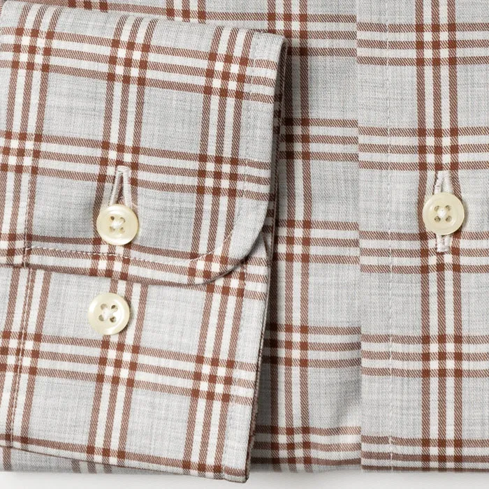 Bold Brown Check sold by Gitman Brothers product image thumbnail 4