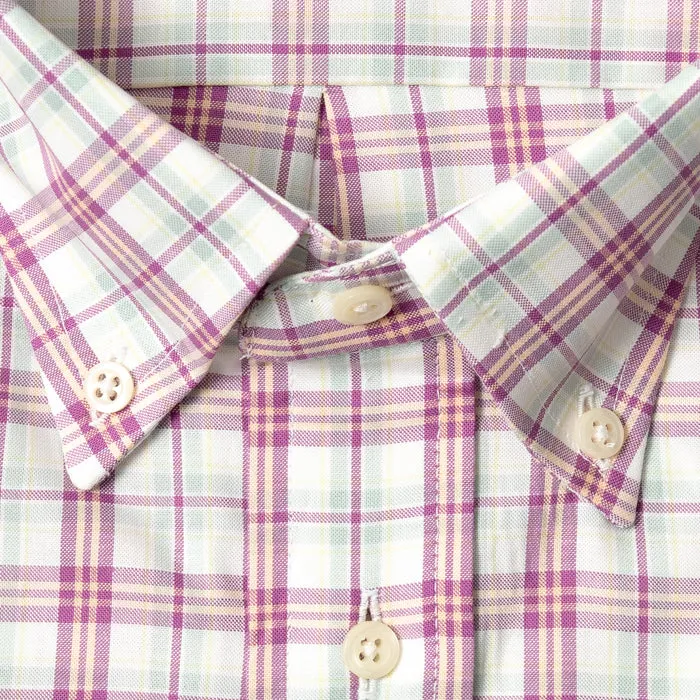 Purple Somelos Plaid sold by Gitman Brothers product image thumbnail 3
