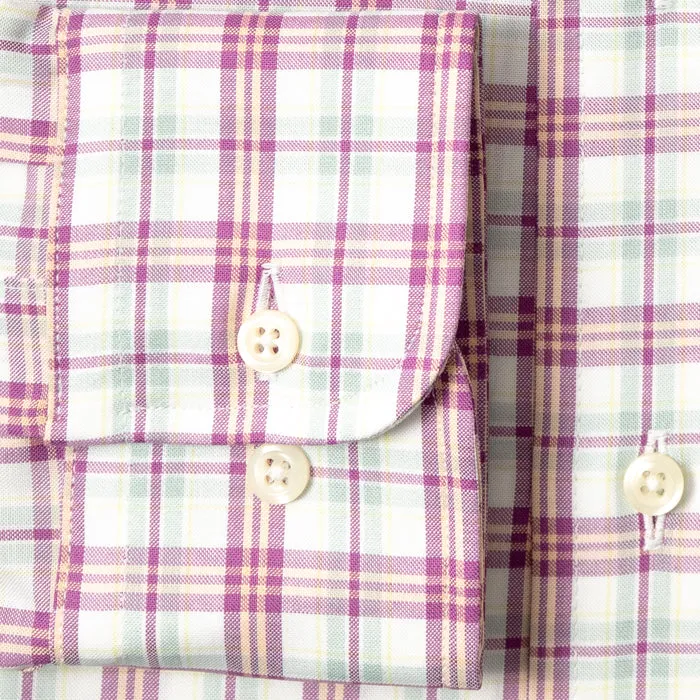 Purple Somelos Plaid sold by Gitman Brothers product image thumbnail 4