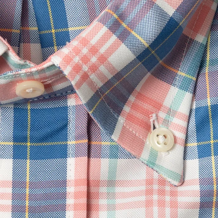 Pink Somelos Plaid sold by Gitman Brothers product image thumbnail 5