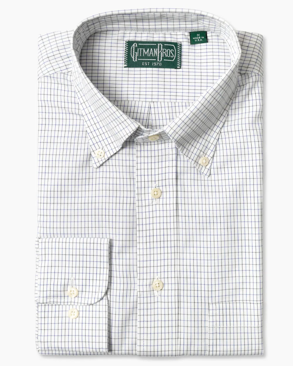 Blue Tattersall sold by Gitman Brothers product image thumbnail 2