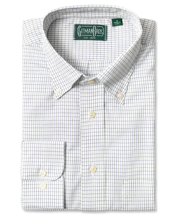 Blue Tattersall sold by Gitman Brothers