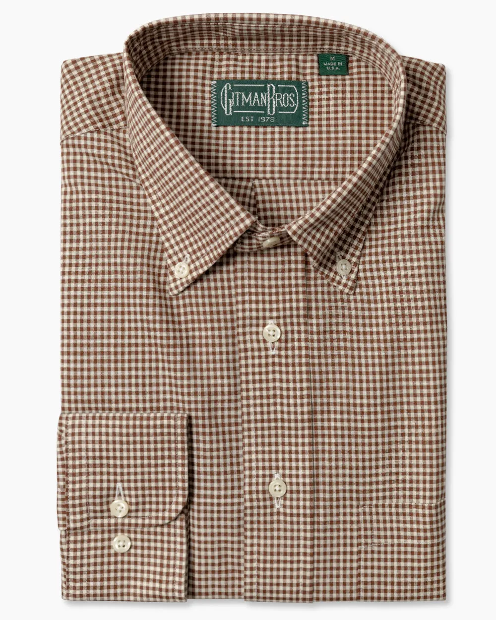 Brown Gingham sold by Gitman Brothers product image thumbnail 2