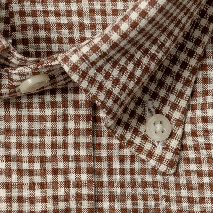 Brown Gingham sold by Gitman Brothers product image thumbnail 5