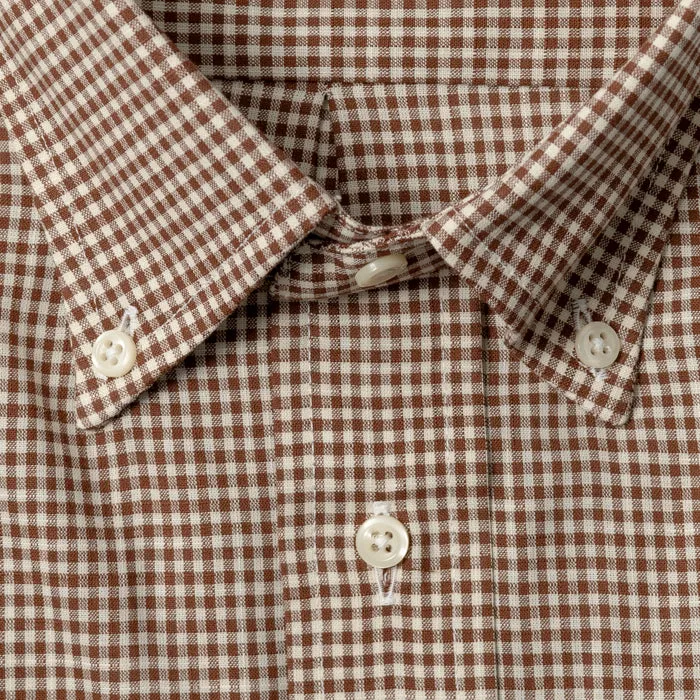 Brown Gingham sold by Gitman Brothers product image thumbnail 3