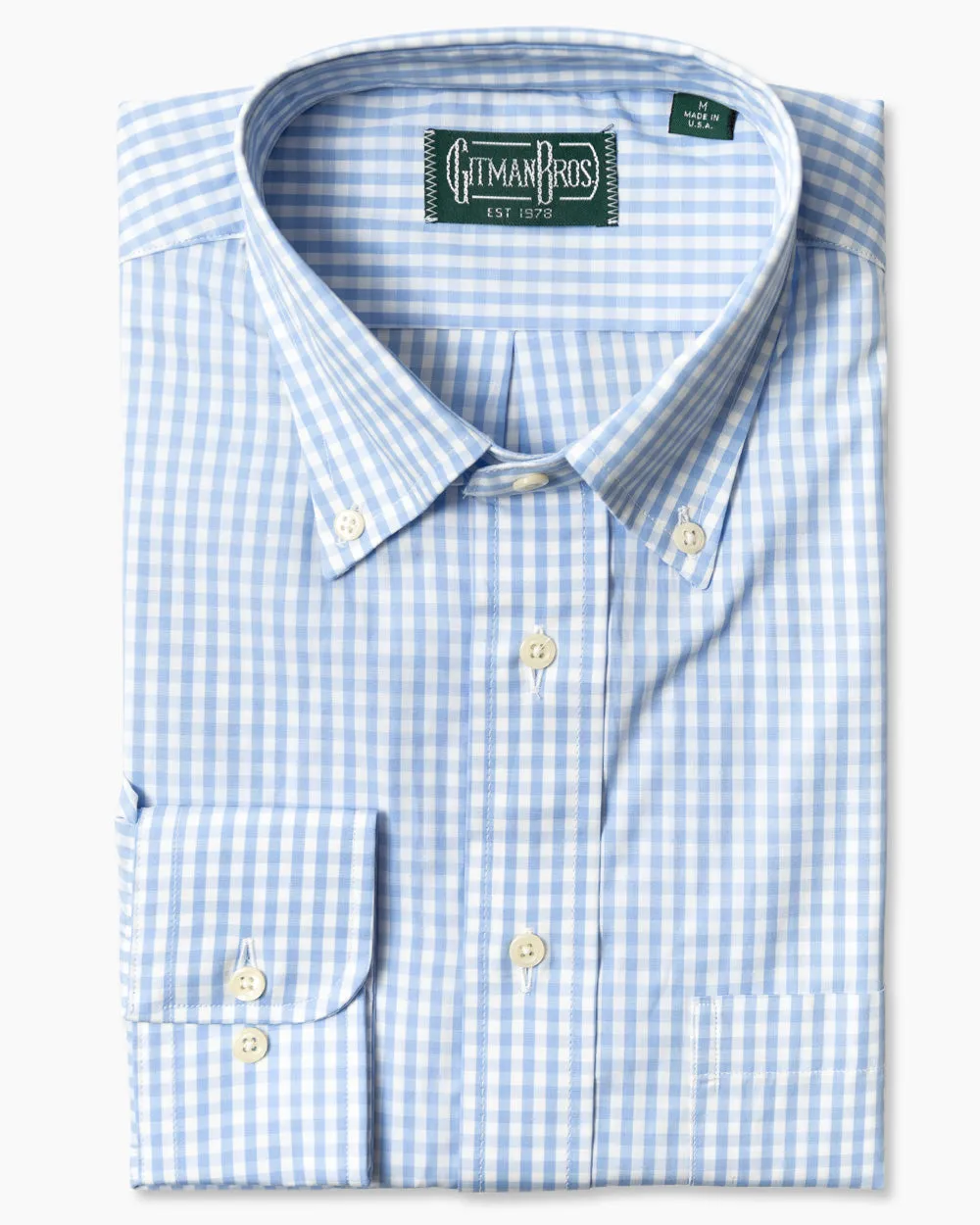Blue Spring Gingham sold by Gitman Brothers product image thumbnail 2