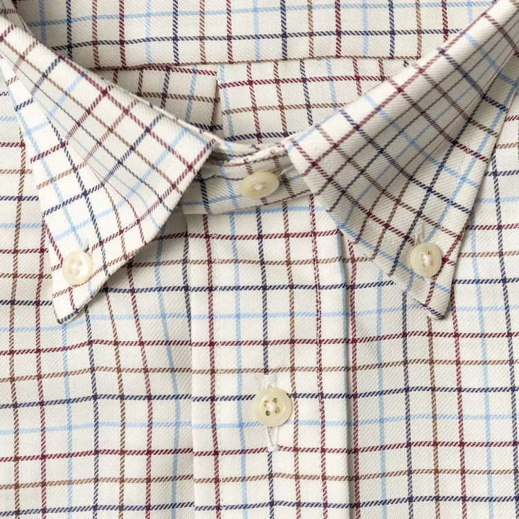 Brown Twill Tattersall sold by Gitman Brothers product image thumbnail 3