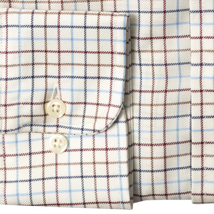 Brown Twill Tattersall sold by Gitman Brothers product image thumbnail 4