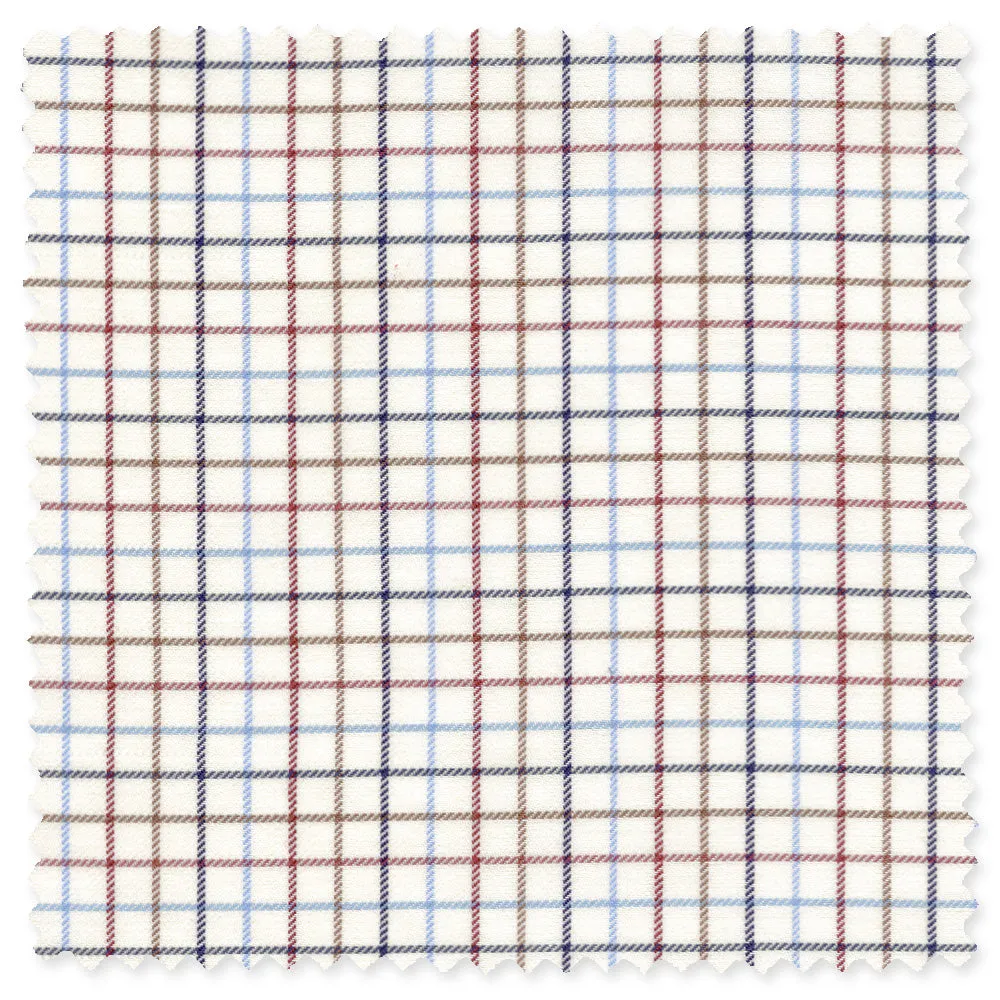 Brown Twill Tattersall sold by Gitman Brothers