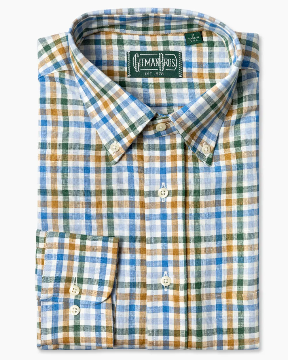 Multi Gingham Cotton/Linen sold by Gitman Brothers product image thumbnail 2