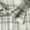 Olive Tonal Plaid Linen sold by Gitman Brothers