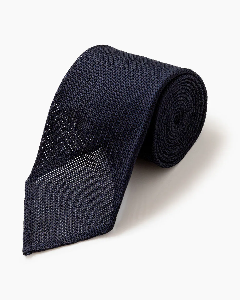 Navy Grenadine Tie sold by Gitman Brothers product image thumbnail 2