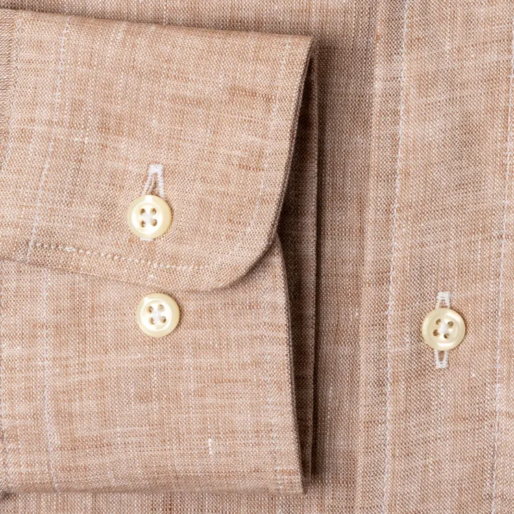 Brown Canclini Linen sold by Gitman Brothers product image thumbnail 4