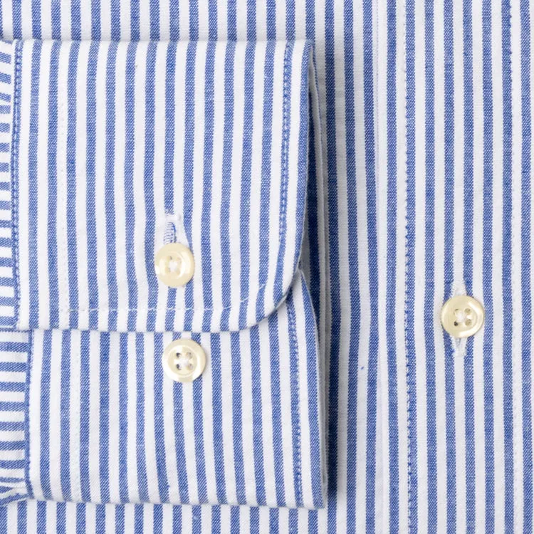 Blue Stripe Seersucker sold by Gitman Brothers product image thumbnail 4