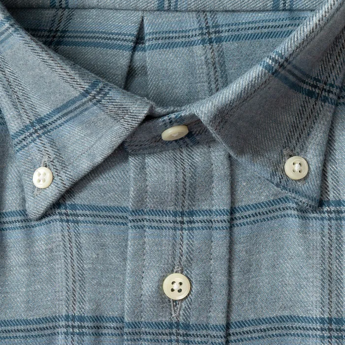 Blue Plaid Flannel sold by Gitman Brothers product image thumbnail 3