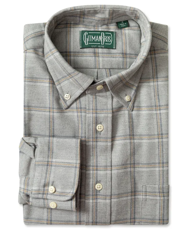 Grey Plaid Flannel sold by Gitman Brothers