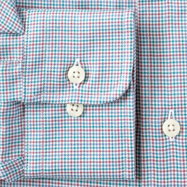 Blue Compact Houndstooth sold by Gitman Brothers product image thumbnail 4