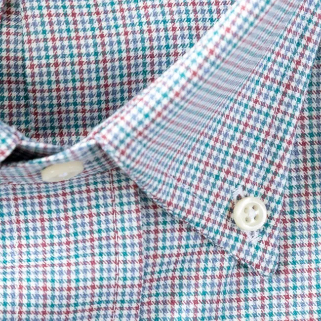 Blue Compact Houndstooth sold by Gitman Brothers product image thumbnail 5