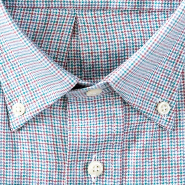 Blue Compact Houndstooth sold by Gitman Brothers product image thumbnail 3