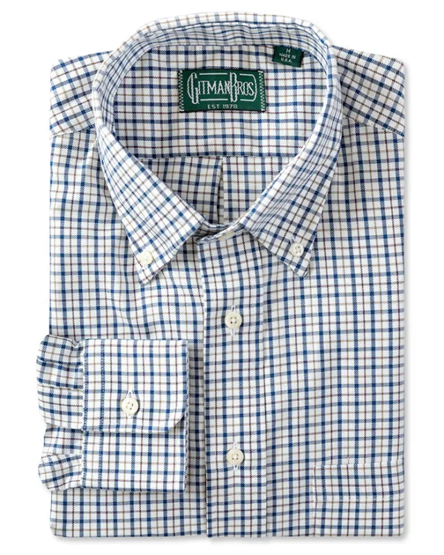 Navy Polo Twill sold by Gitman Brothers